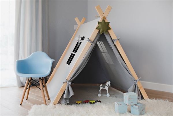 Et tipi legetelt er den perfekte julegave til den lille indianer